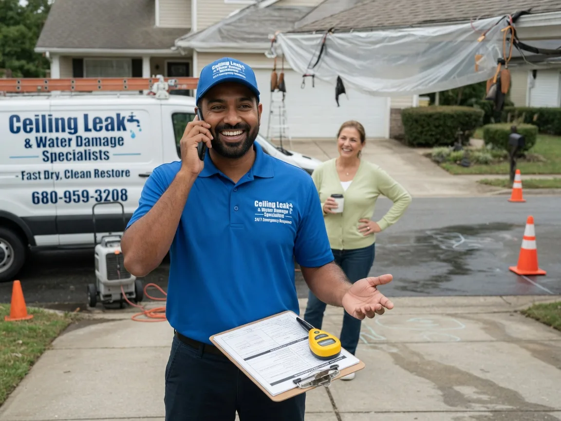 Ceiling Leak Cleanup Mckenna, WA FAQs